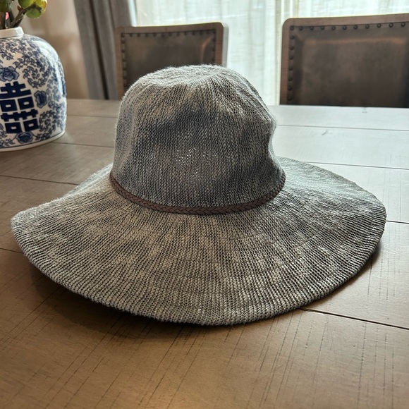 Gray Calia Wide Brim Sun Hat - Picture 3 of 6